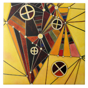 Kandinsky - Im Netzwerk, Fliese