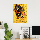 Kandinsky - Im Netzwerk Poster (Heimbüro)