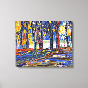 Kandinsky - Im Park der St. Cloud - Herbst II Leinwanddruck