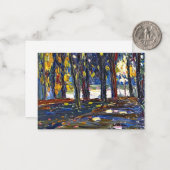 Kandinsky - Im Park der St. Cloud - Herbst II Mitteilungskarte (Vorderseite/Rückseite Beispiel)