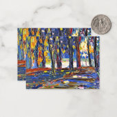 Kandinsky - Im Park der St. Cloud - Herbst II Mitteilungskarte (Vorderseite/Rückseite Beispiel)