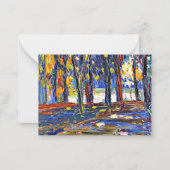 Kandinsky - Im Park der St. Cloud - Herbst II Mitteilungskarte (Vorderseite)