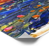 Kandinsky - Im Park der St. Cloud - Herbst II Poster (Ecke)