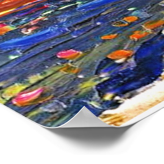 Kandinsky - Im Park der St. Cloud - Herbst II Poster (Ecke)