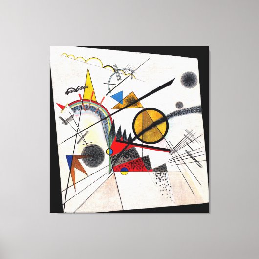 KANDINSKY - IM SCHWARZEN PLATZ - 1923 - Bauhaus - Leinwanddruck (Vorderseite)