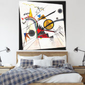 KANDINSKY - IM SCHWARZEN PLATZ - 1923 - Bauhaus - Leinwanddruck (Insitu (Schlafzimmer))
