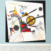 KANDINSKY - IM SCHWARZEN PLATZ - 1923 - Bauhaus - Leinwanddruck (Insitu (Holzboden))
