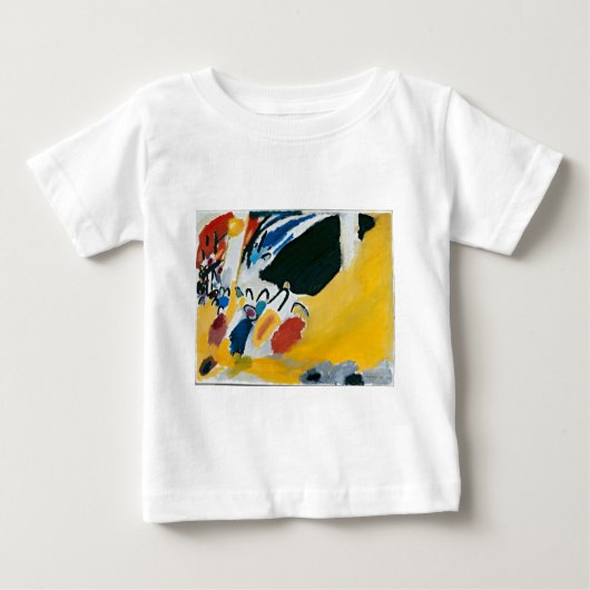 Kandinsky Impression III Konzert Abstrakte Malerei Baby T-shirt (Vorderseite)