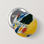Kandinsky Impression III Konzert Abstrakte Malerei Button (Vorne & Hinten)