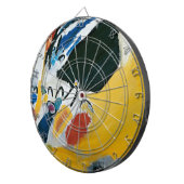 Kandinsky Impression III Konzert Abstrakte Malerei Dartscheibe (Vorderseite rechts)