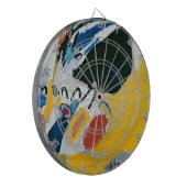 Kandinsky Impression III Konzert Abstrakte Malerei Dartscheibe (Vorderseite Links)