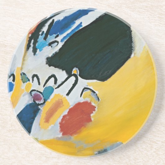 Kandinsky Impression III Konzert Abstrakte Malerei Getränkeuntersetzer (Vorne)