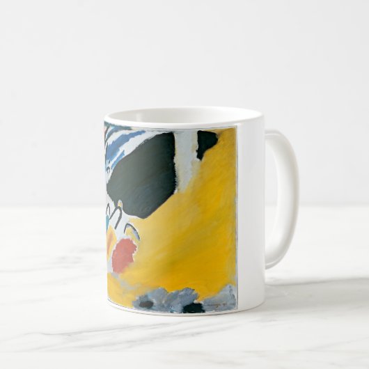 Kandinsky Impression III Konzert Abstrakte Malerei Kaffeetasse (VorderseiteRechts)