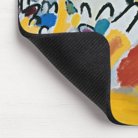 Kandinsky Impression III Konzert Abstrakte Malerei Mousepad (Ecke)