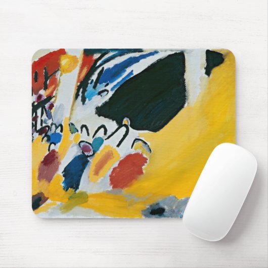 Kandinsky Impression III Konzert Abstrakte Malerei Mousepad (Mit Mouse)