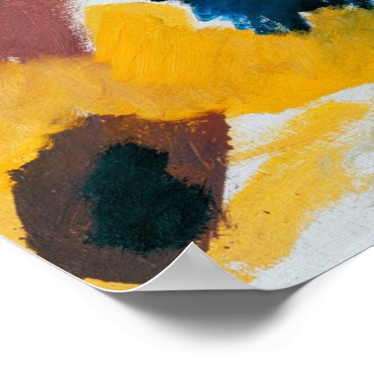 Kandinsky Impression III Konzert Abstrakte Malerei Poster (Ecke)