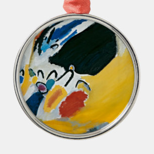Kandinsky Impression III Konzert Abstrakte Malerei Silbernes Ornament