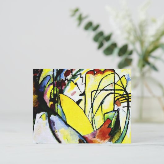 Kandinsky - Improvisation 10 Postkarte (Stehend Vorderseite)