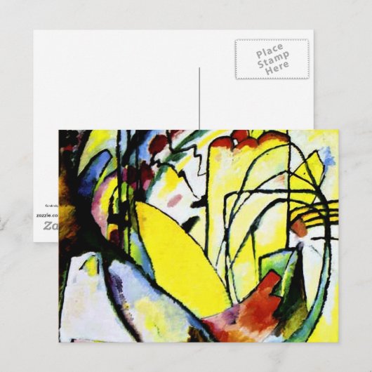 Kandinsky - Improvisation 10 Postkarte (Vorne/Hinten)