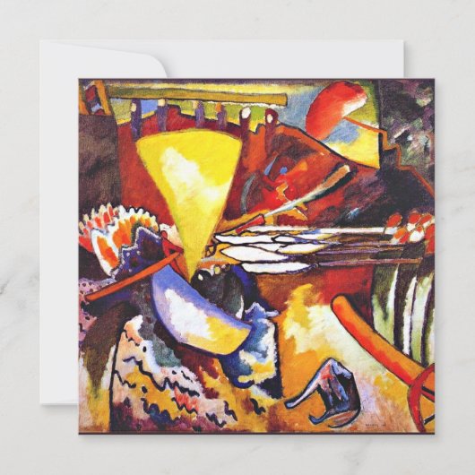 Kandinsky - Improvisation 11, abstrakte Kunst Karte (Vorderseite)