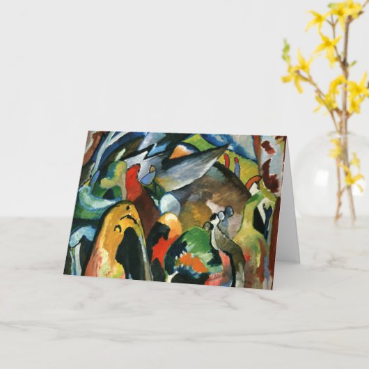 Kandinsky - Improvisation 19A Karte (Gelbe Blume)