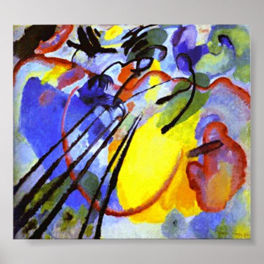 Kandinsky Improvisation 26 (Oars) Poster (Vorne)
