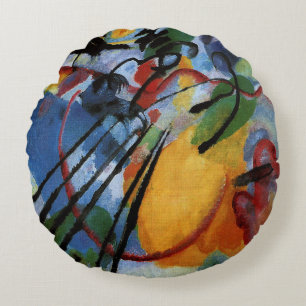 Kandinsky - Improvisation 26, Rudern Rundes Kissen