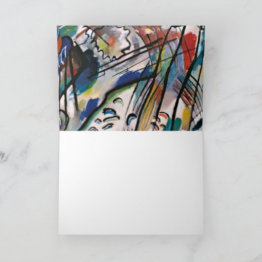 Kandinsky - Improvisation 28 Karte (Innenseite)