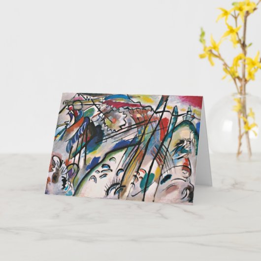 Kandinsky - Improvisation 28 Karte (Gelbe Blume)