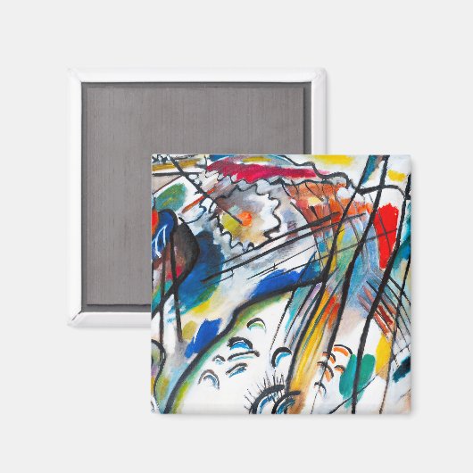 Kandinsky Improvisation 28 Magnet (Vorderseite/Rückseite)