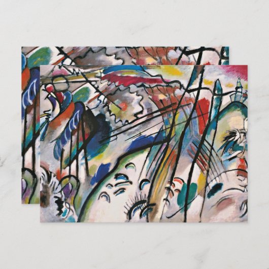 Kandinsky - Improvisation 28 Postkarte (Vorne/Hinten)