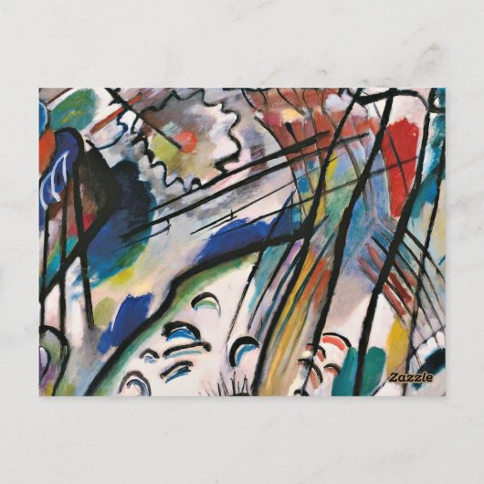 Kandinsky - Improvisation 28 Postkarte (Rückseite)