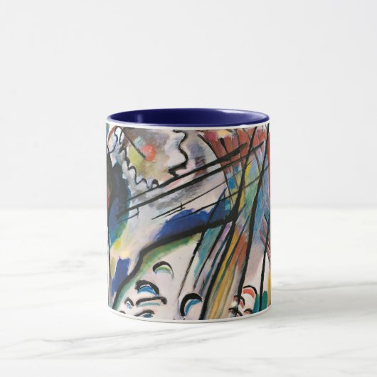 Kandinsky - Improvisation 28, zweite Version, Tasse (Zentrum)