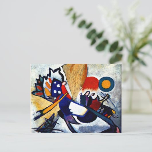 Kandinsky - Improvisation 29 Postkarte (Stehend Vorderseite)