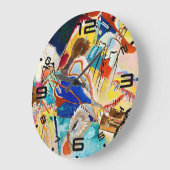Kandinsky Improvisation 30 Art Clock Große Wanduhr (Winkel)