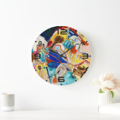 Kandinsky Improvisation 30 Art Clock Große Wanduhr (Zuhause)