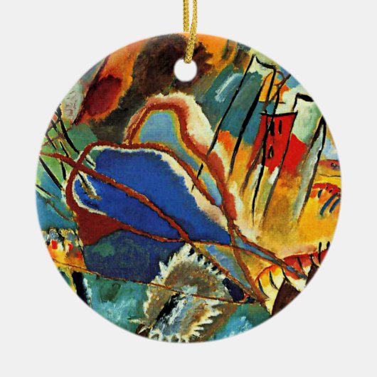 Kandinsky - Improvisation 30 - Cannons Keramik Ornament (Vorne)