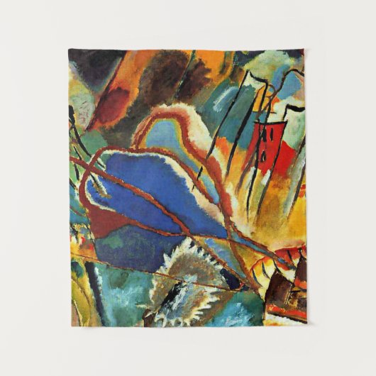 Kandinsky - Improvisation 30 - Kanonen Wandteppich (Vorderseite)