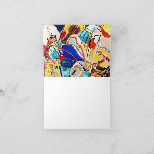 Kandinsky - Improvisation 30 Karte (Innenseite)