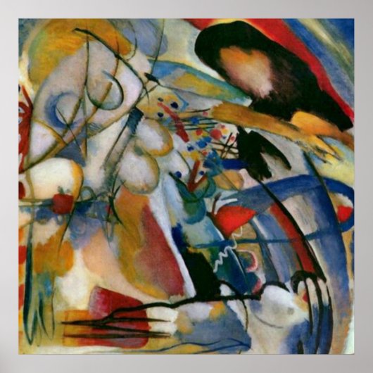 Kandinsky Improvisation 33 Orient Abstrakt Artwork Poster (Vorne)