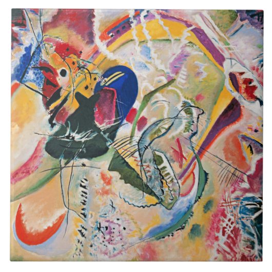 Kandinsky - Improvisation 35 Fliese (Vorderseite)