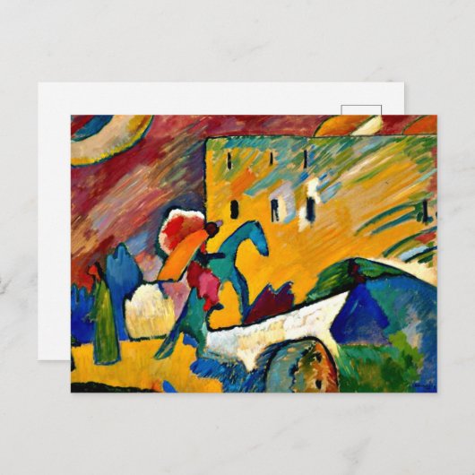 Kandinsky: Improvisation 3, Postkarte (Vorne/Hinten)