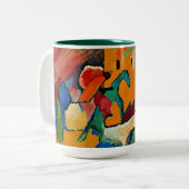 Kandinsky - Improvisation 3 Zweifarbige Tasse (Vorderseite Links)