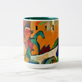 Kandinsky - Improvisation 3 Zweifarbige Tasse (Mittel)