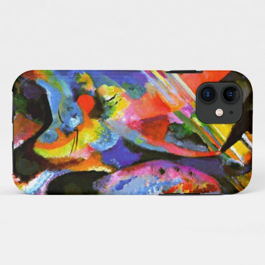 Kandinsky - Improvisation Deluge Case-Mate iPhone Hülle (Rückseite (Horizontal))