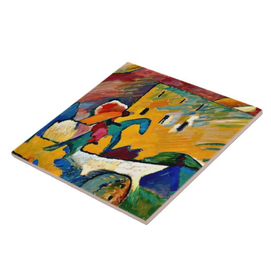 Kandinsky: Improvization 3, landscape painting Fliese (Seite)