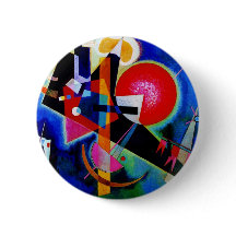 Kandinsky in Abstrakter Blauer Malerei