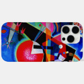 Kandinsky in Abstrakter Blauer Malerei Case-Mate iPhone Hülle (Rückseite (Horizontal))