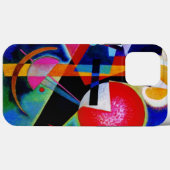 Kandinsky in Abstrakter Blauer Malerei Case-Mate iPhone Hülle (Rückseite (Horizontal))