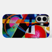Kandinsky in Abstrakter Blauer Malerei Case-Mate iPhone Hülle (Rückseite (Horizontal))